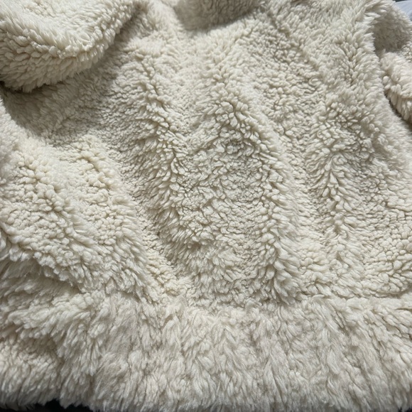 Anthropologie Hei Hei Stella Sherpa Jersey Lining Bomber Coat in Size Medium - Picture 8 of 9